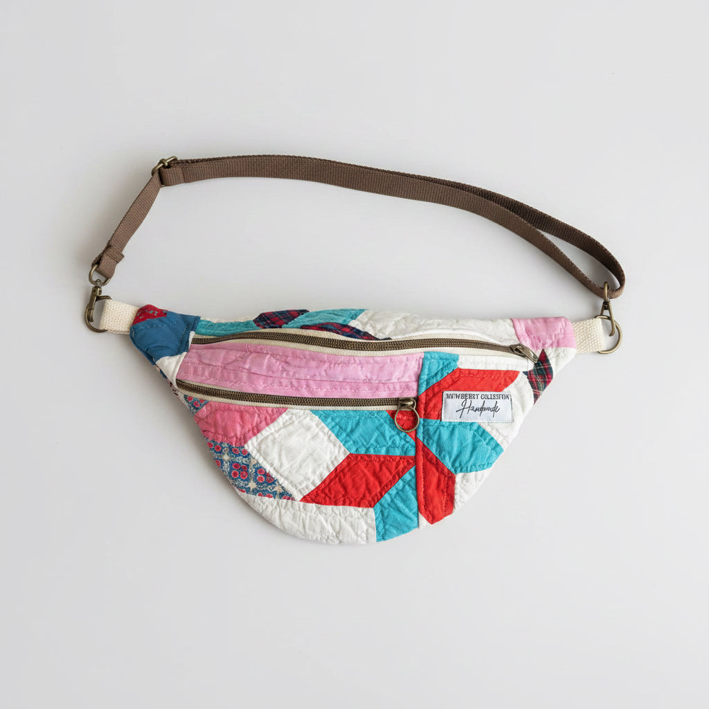 Small Crossbody: Vintage Handmade Quilt