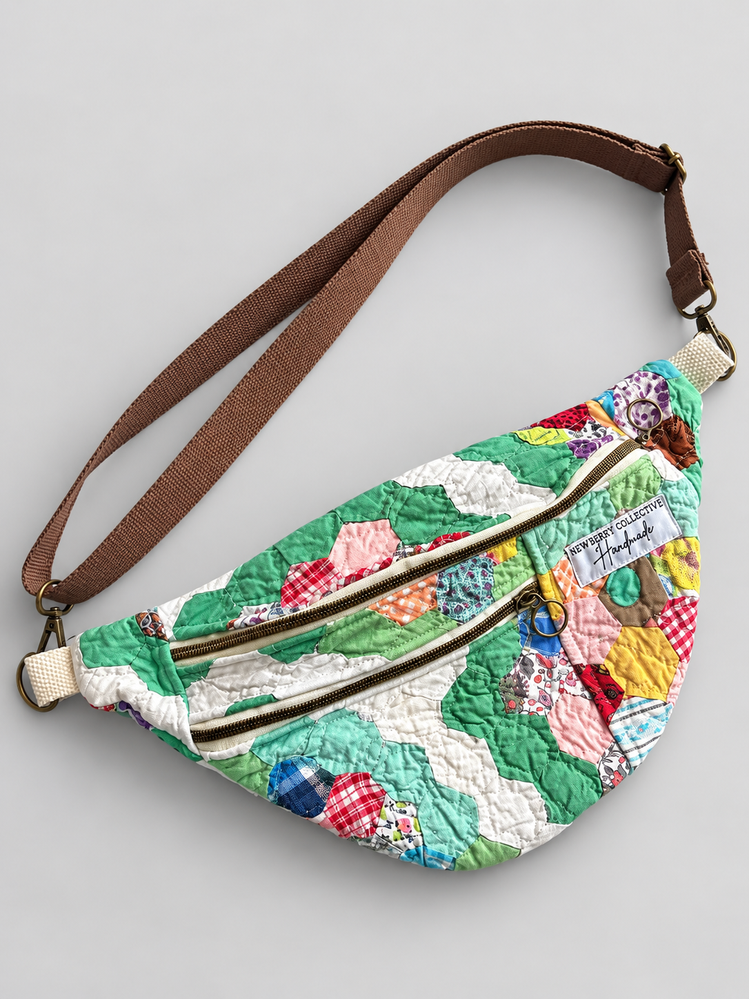Small Crossbody: Vintage Handmade Quilt