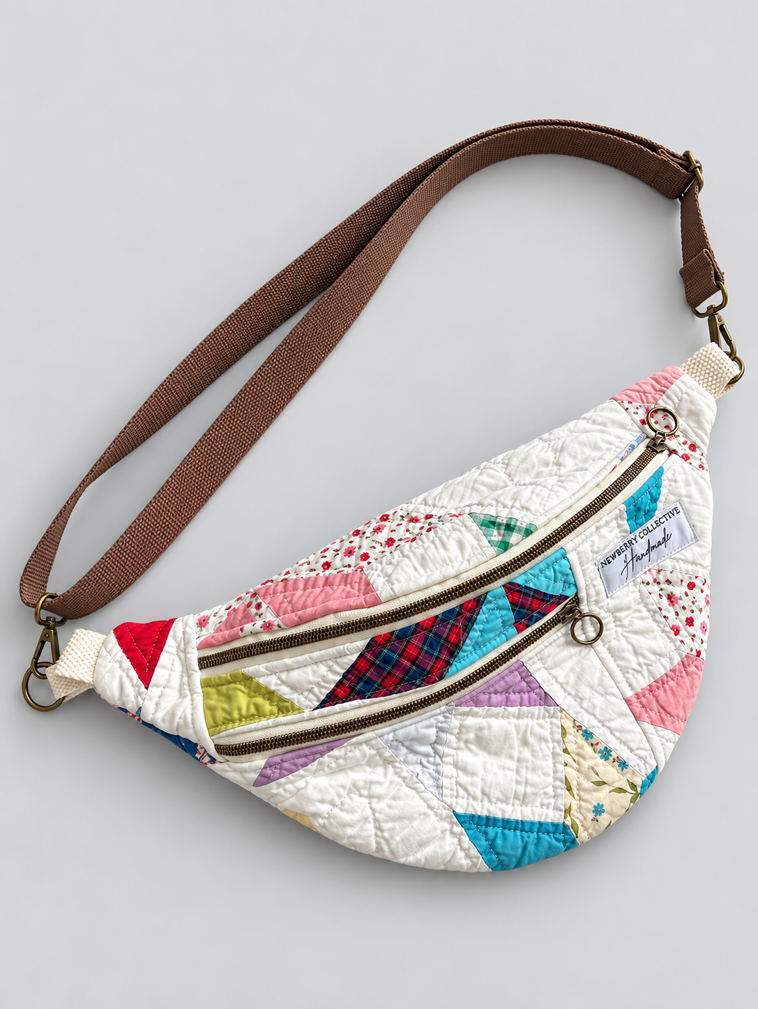 Small Crossbody: Vintage Handmade Quilt