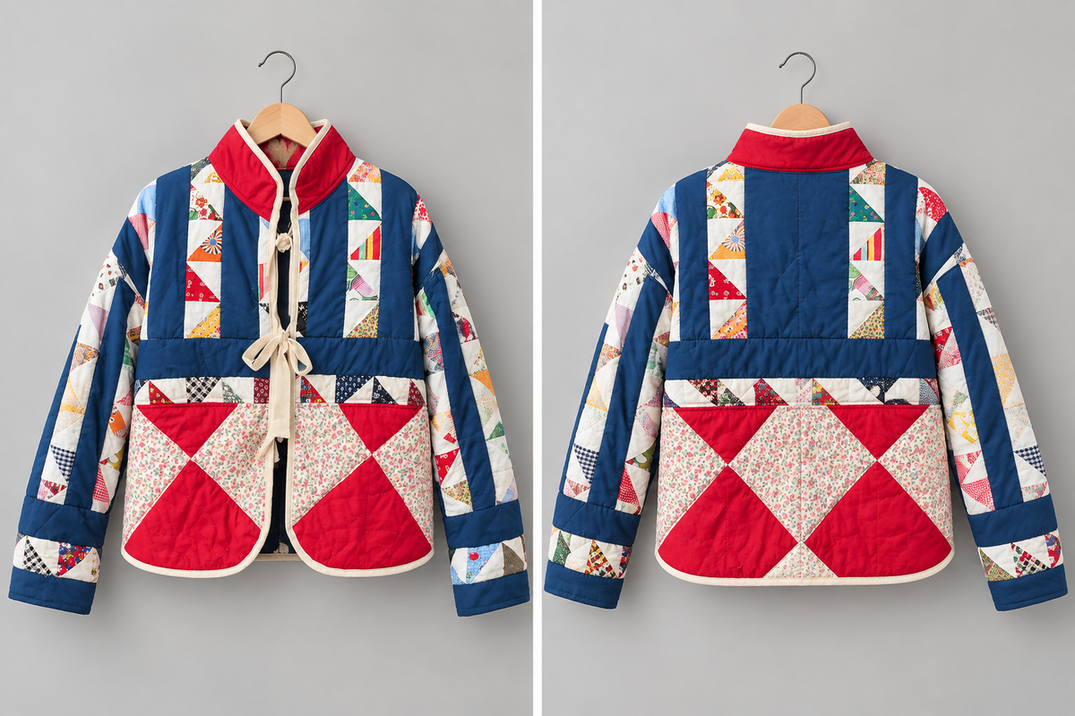 Handmade Quilted Coat- XS/S