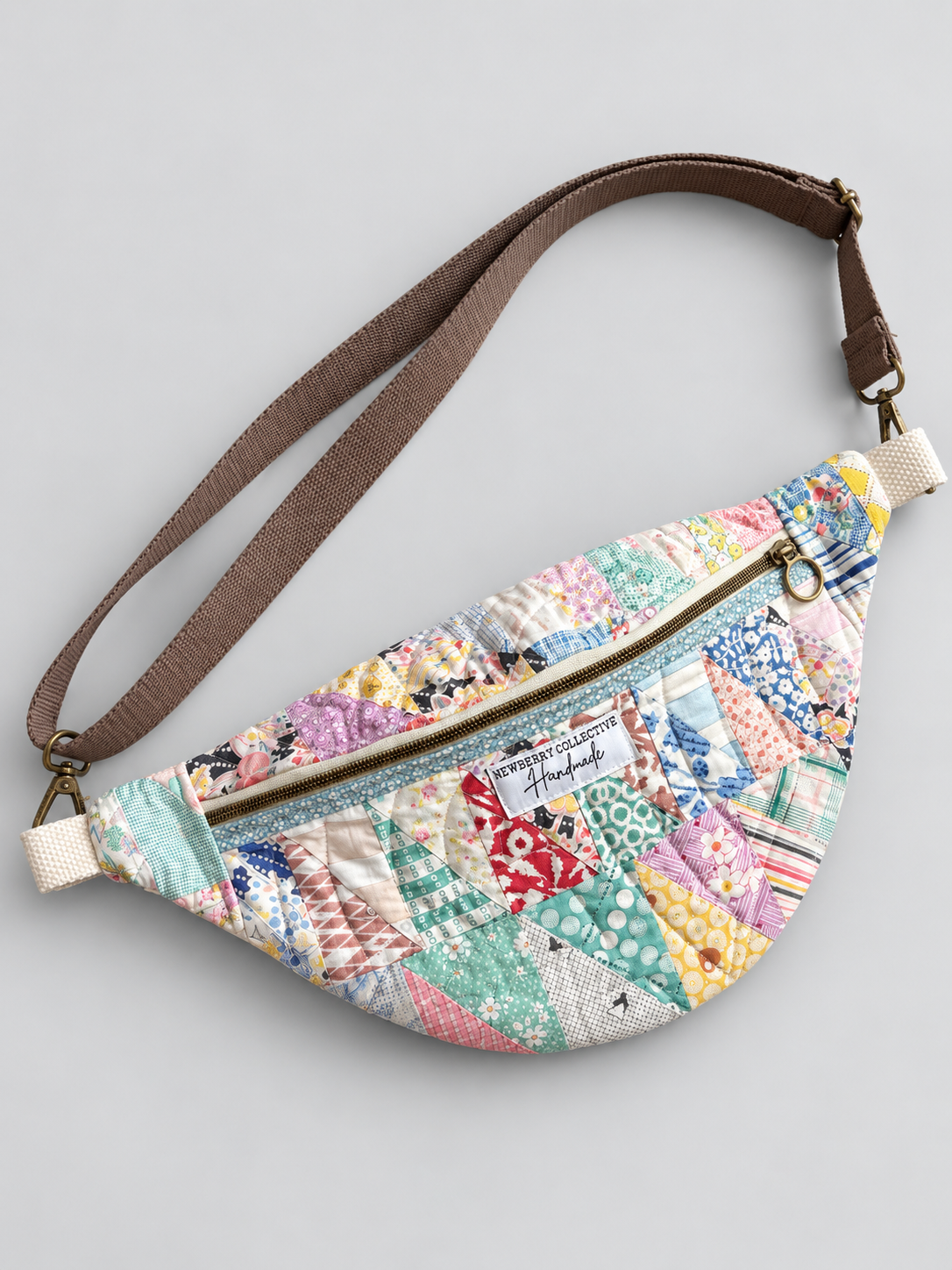 Small Crossbody: Vintage Handmade Quilt