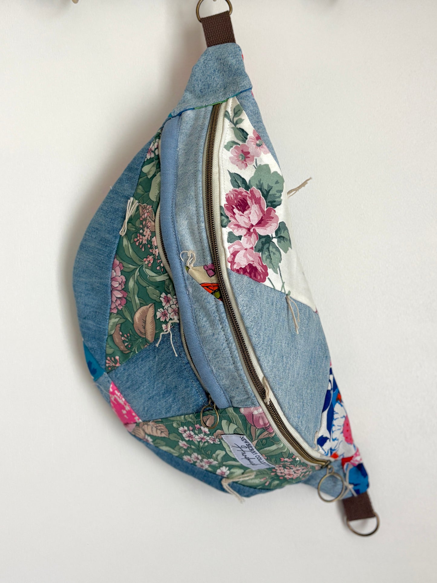 Large Crossbody: Handmade Vintage Quilt