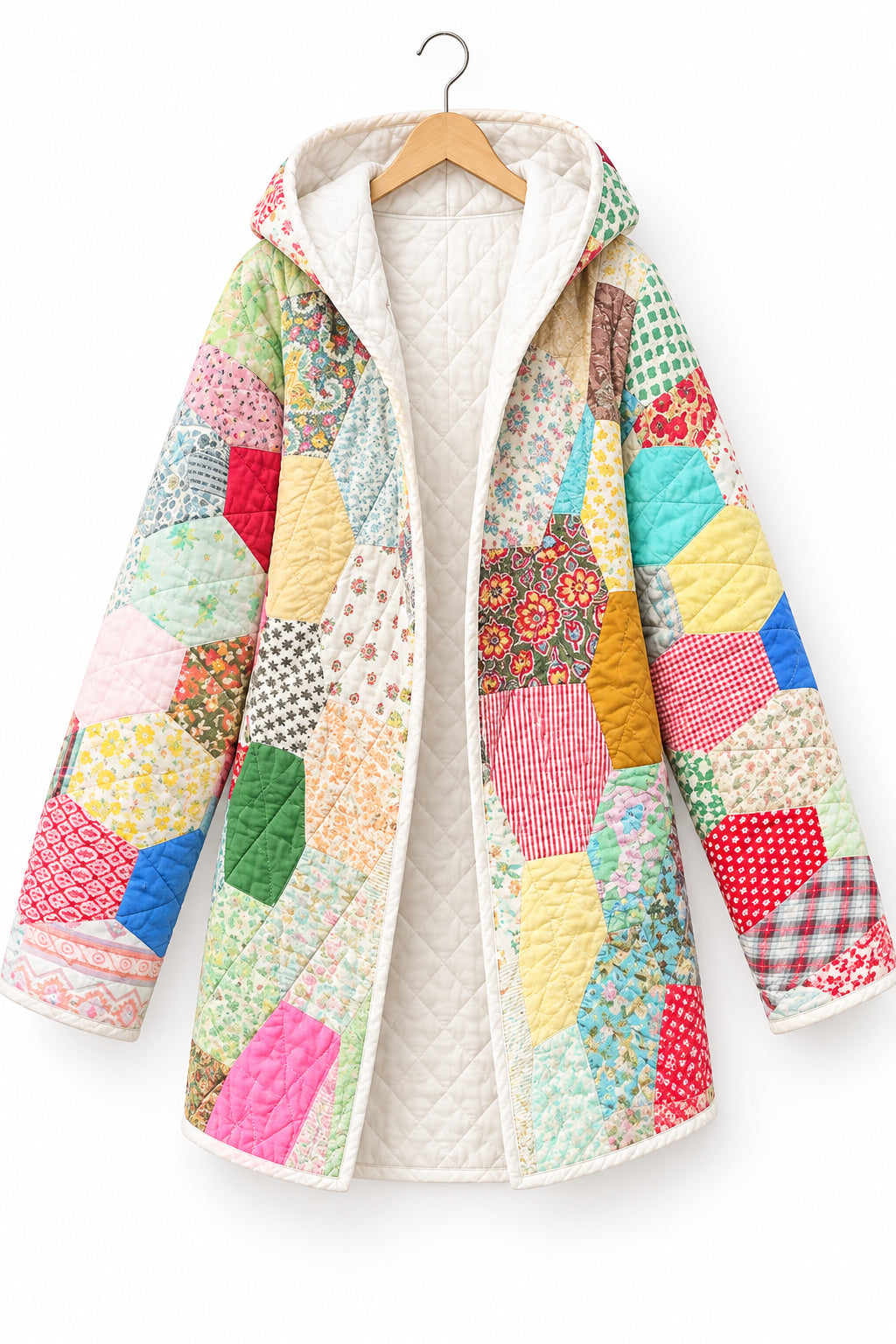 Handmade Quilted Coat- M/L