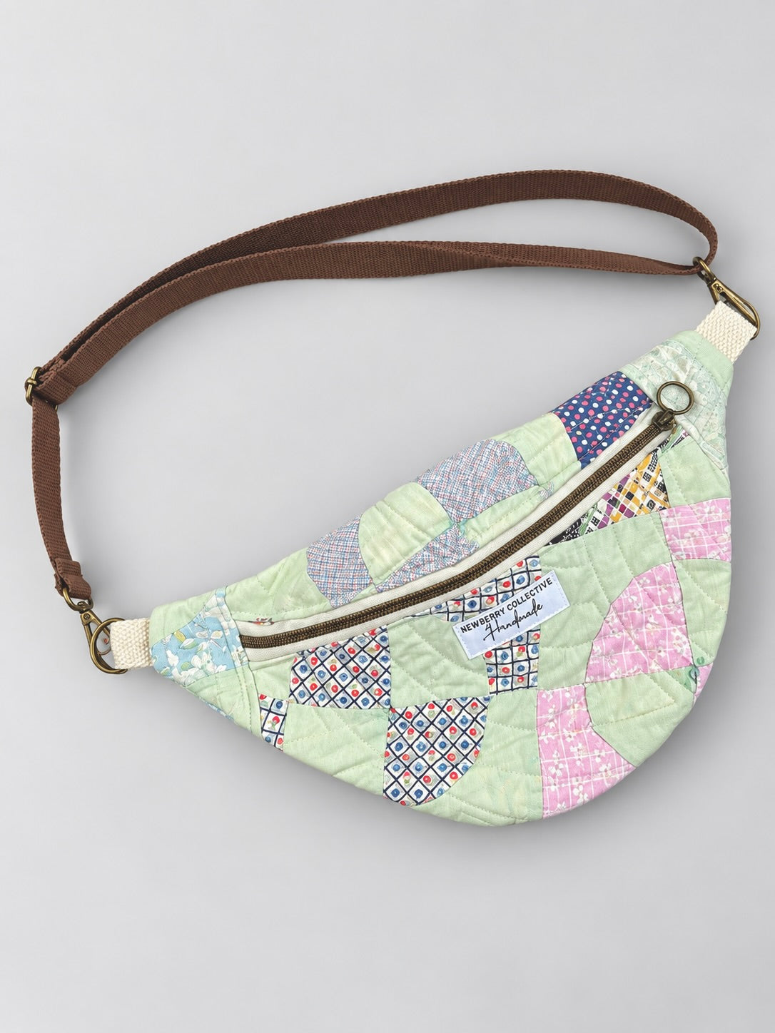 Small Crossbody: Vintage Handmade Quilt