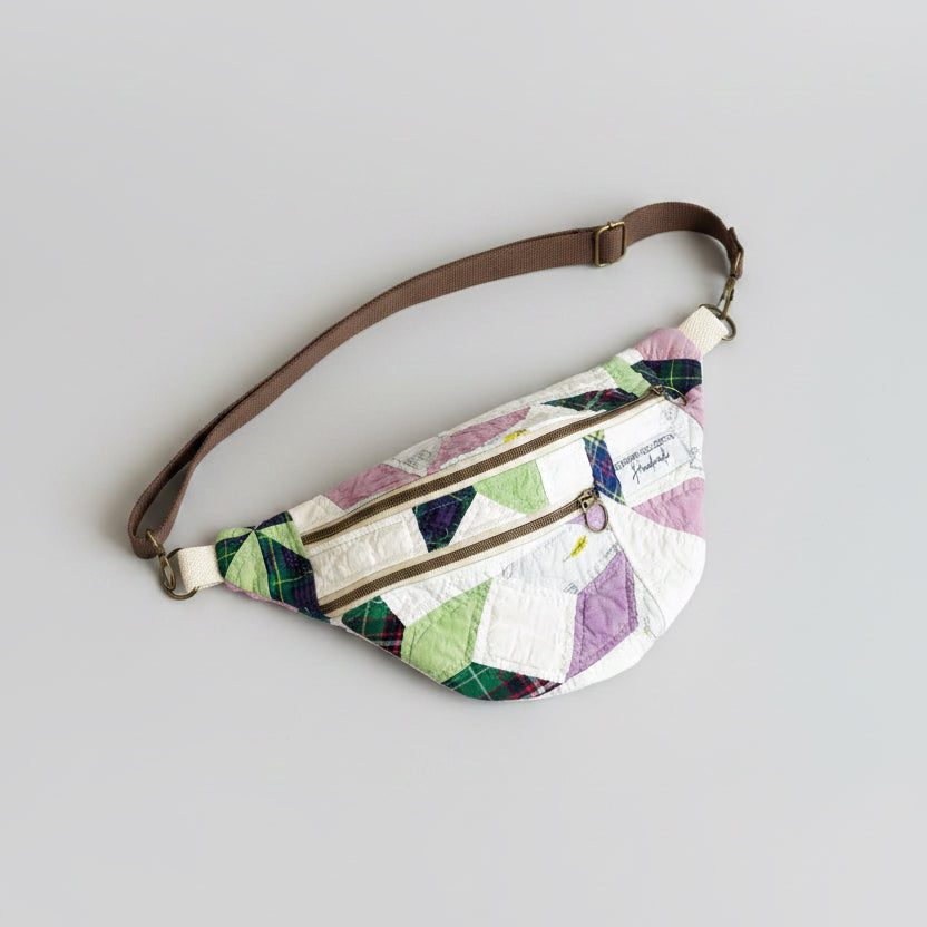 Small Crossbody: Vintage Handmade Quilt