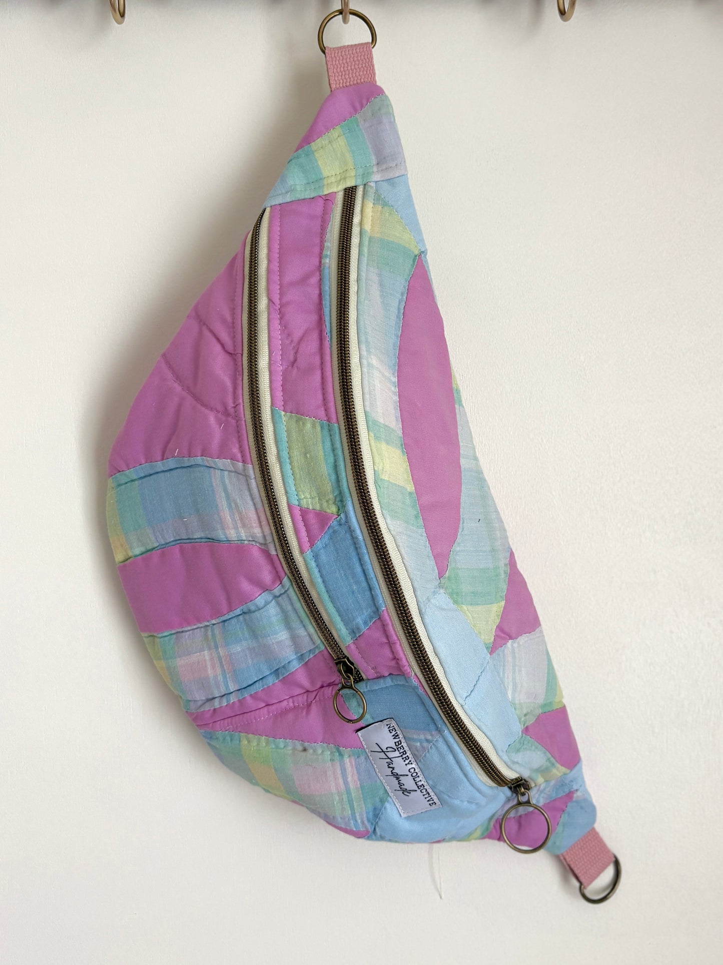 Large Crossbody: Handmade Vintage Quilt