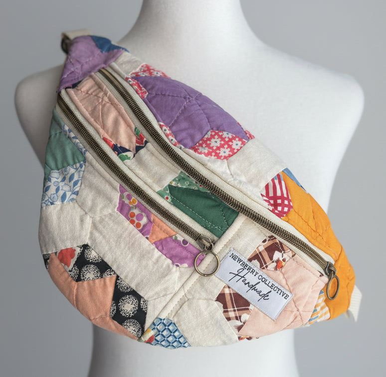 Vintage Quilt Small Crossbody