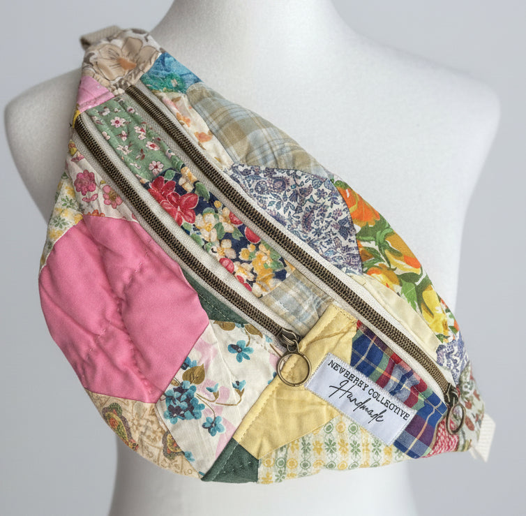 Vintage Quilt Small Crossbody