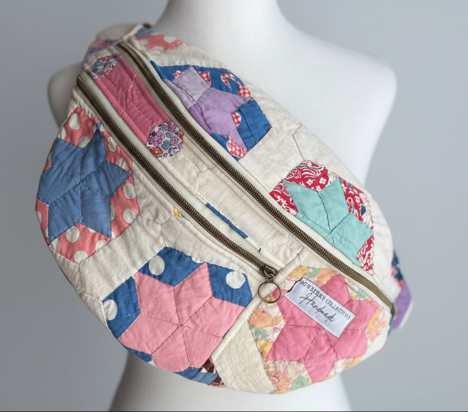 Vintage Quilt Large Crossbody