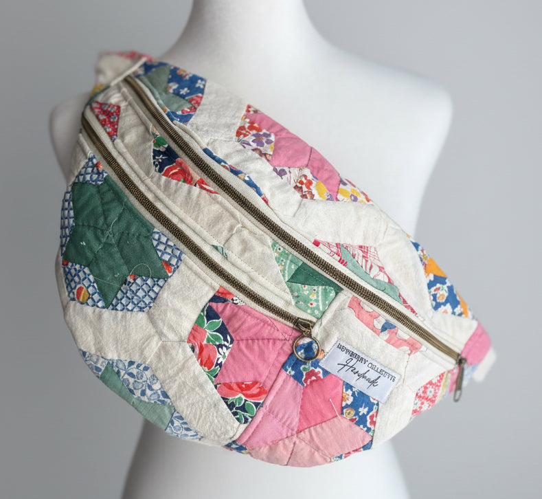 Vintage Quilt Large Crossbody