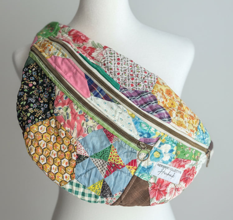 Vintage Quilt Large Crossbody