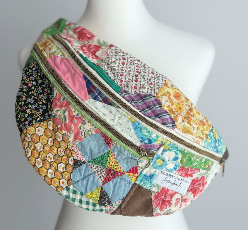 Vintage Quilt Large Crossbody