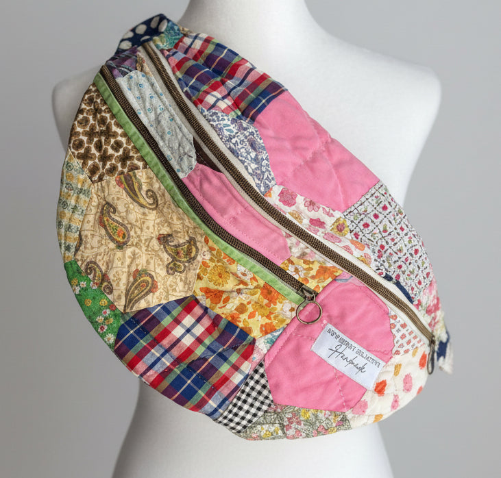 Vintage Quilt Large Crossbody