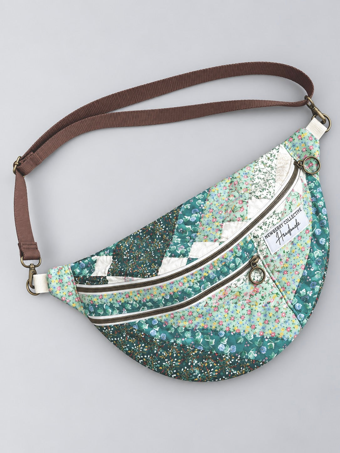 Large Crossbody: Handmade Vintage Quilt