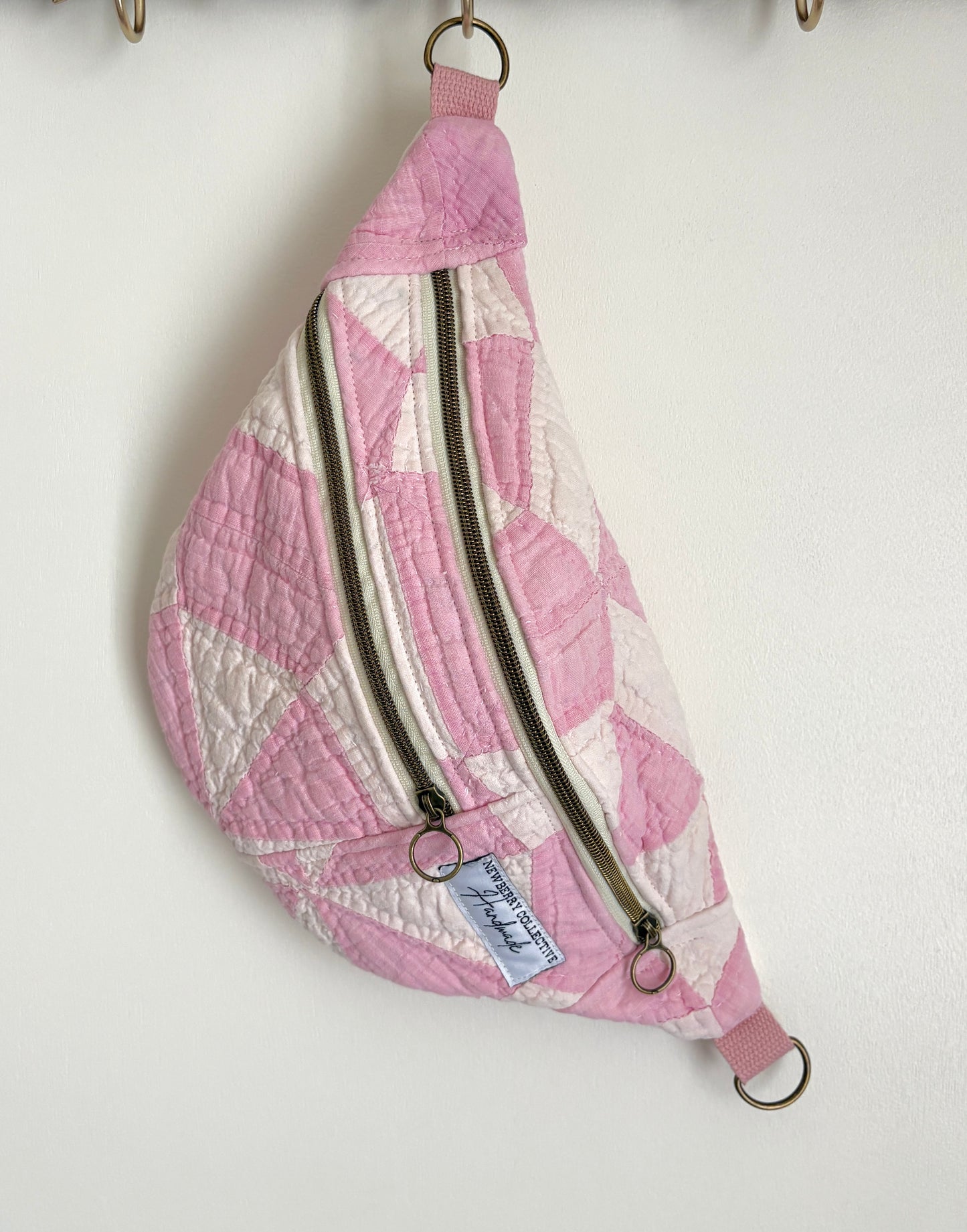 Small Crossbody: Vintage Handmade Quilt