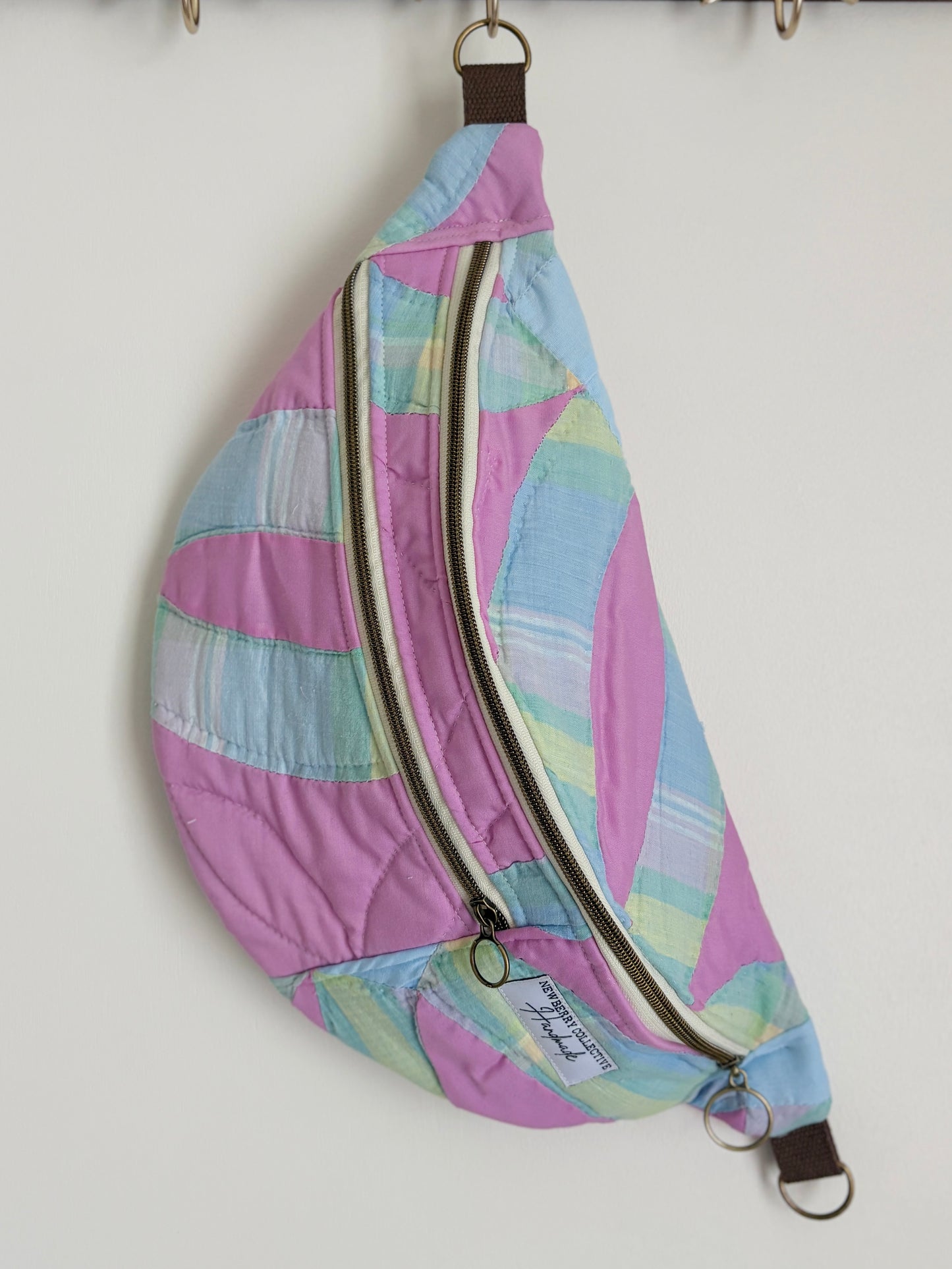 Large Crossbody: Handmade Vintage Quilt