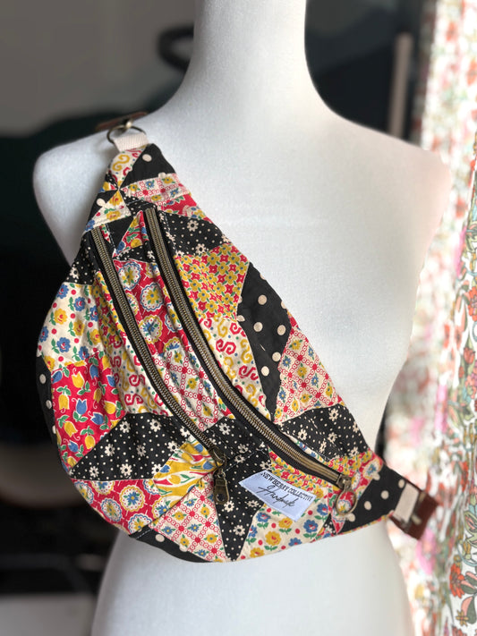Vintage Quilt Small Crossbody