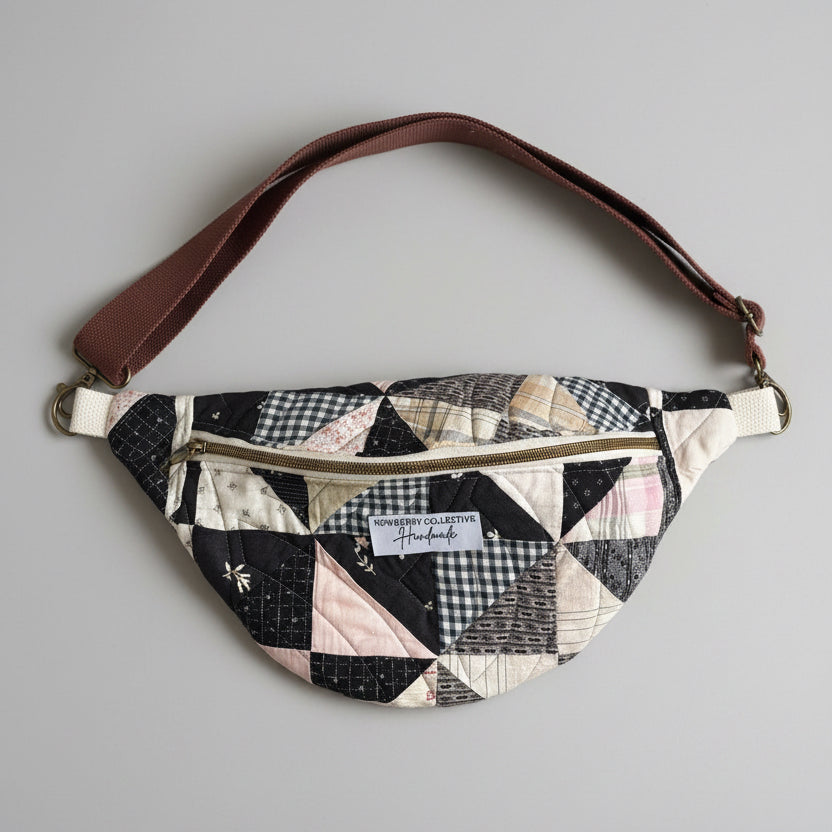 Small Crossbody: Vintage Handmade Quilt