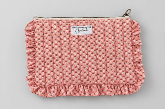 Zipper Pouch: Handmade Premium Fabric 8”x10”