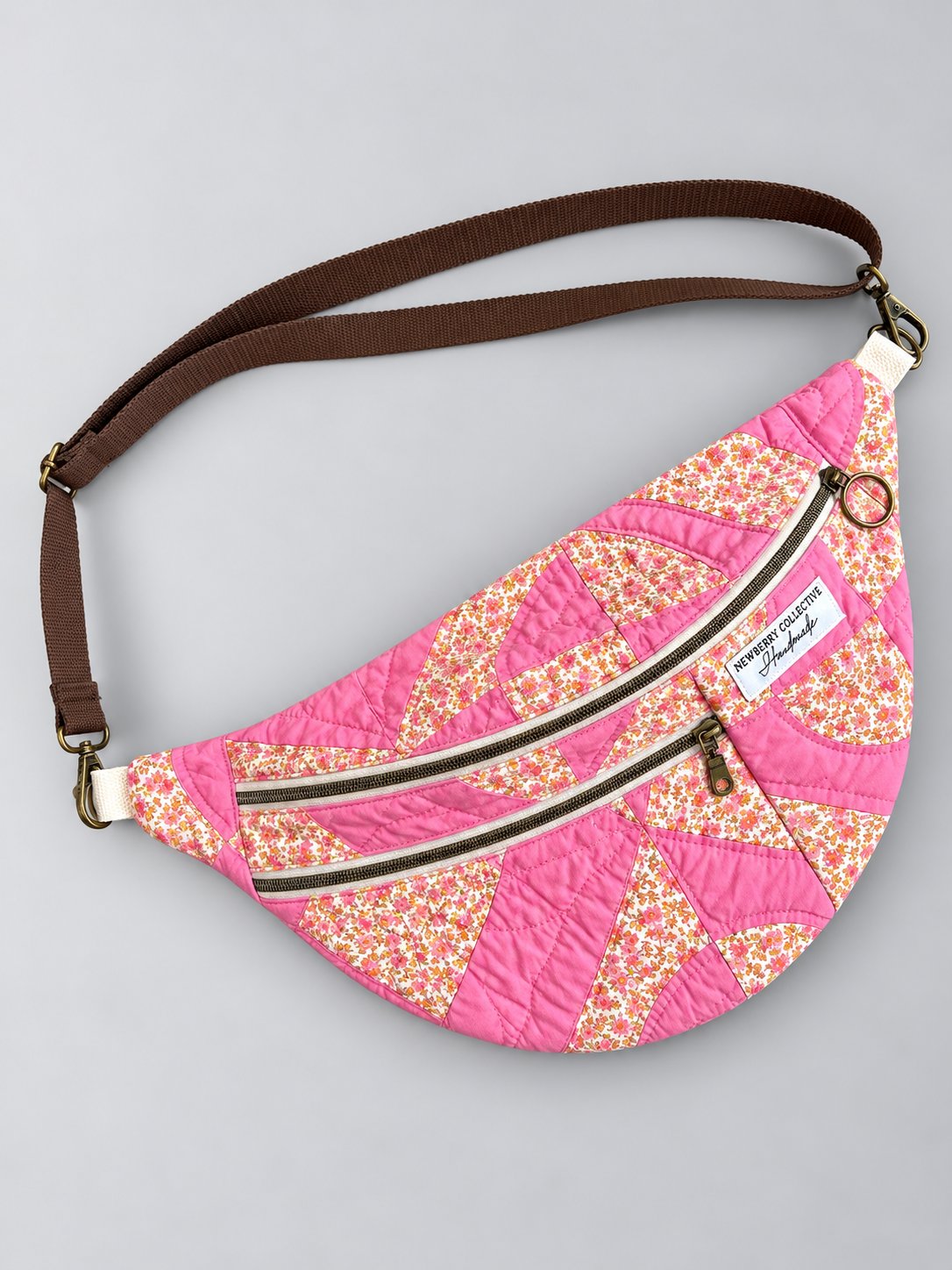 Large Crossbody: Handmade Vintage Quilt