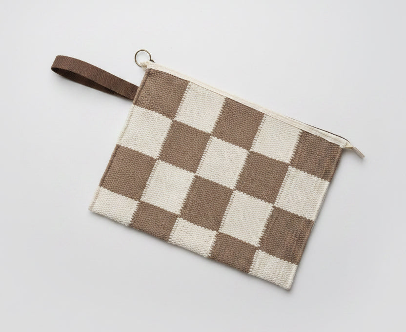 SAND, XL Carry-all Pouch 10”x14”