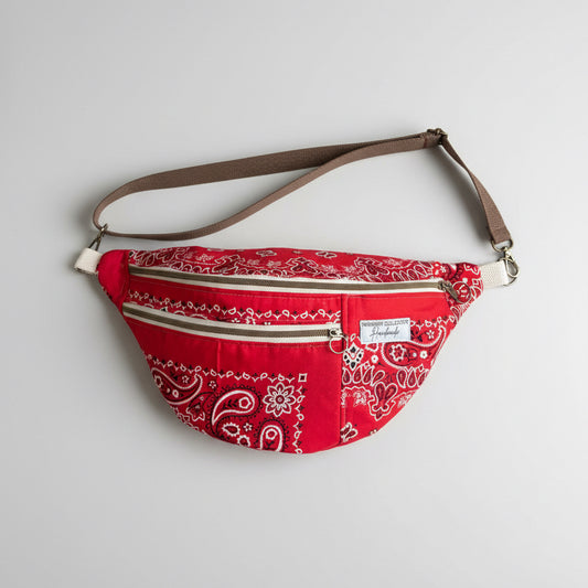 PRE-ORDER: Large Crossbody, Red Bandana