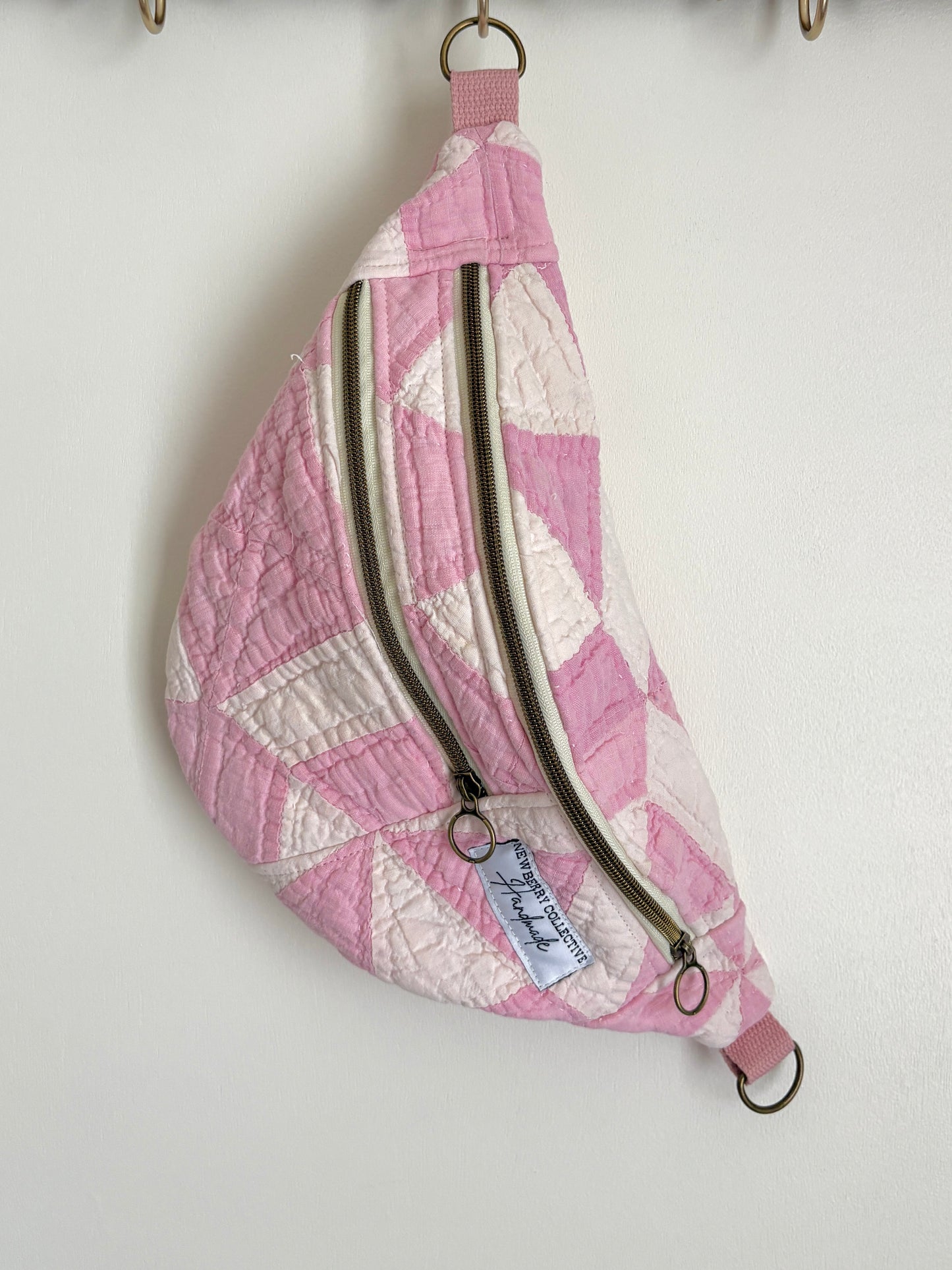 Small Crossbody: Vintage Handmade Quilt