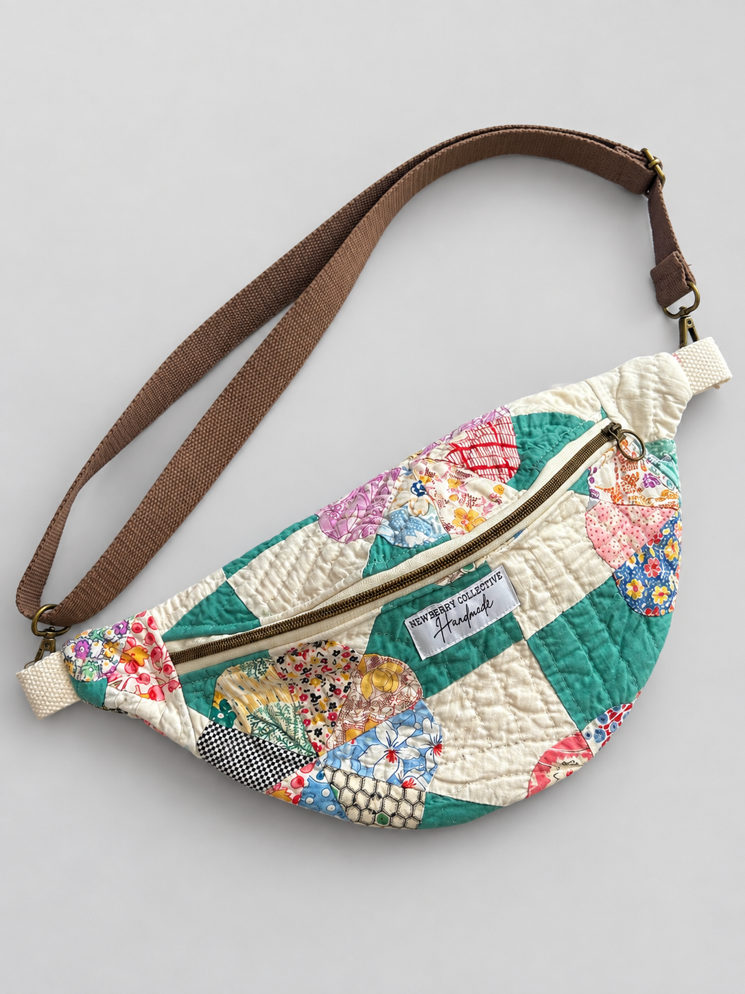 Small Crossbody: Vintage Handmade Quilt
