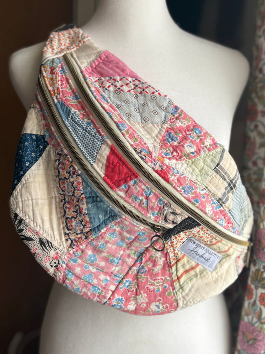 Vintage Quilt Large Crossbody