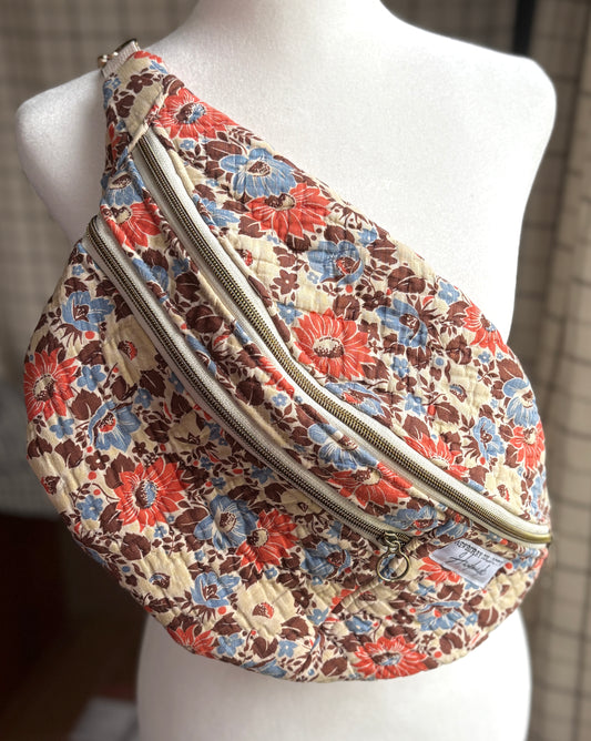 Vintage Quilt Large Crossbody