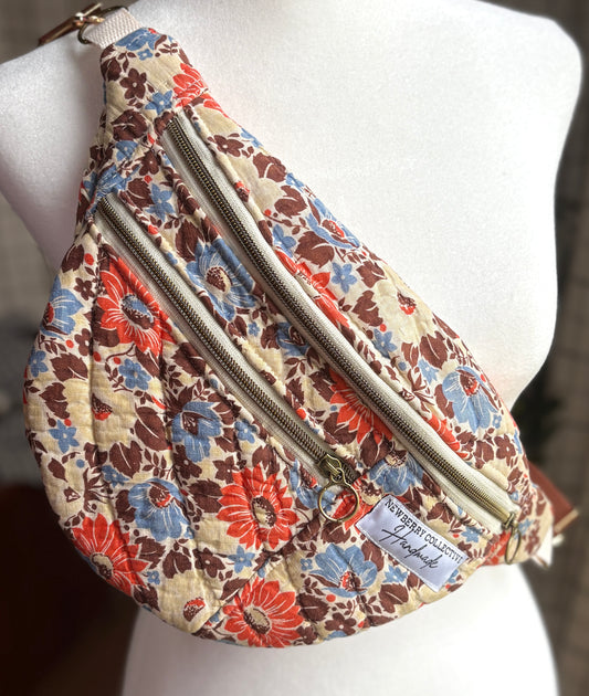 Vintage Quilt Small Crossbody