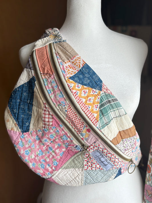 Vintage Quilt Large Crossbody
