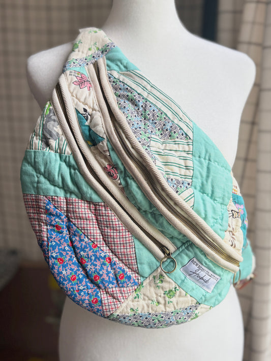 Vintage Quilt Large Crossbody