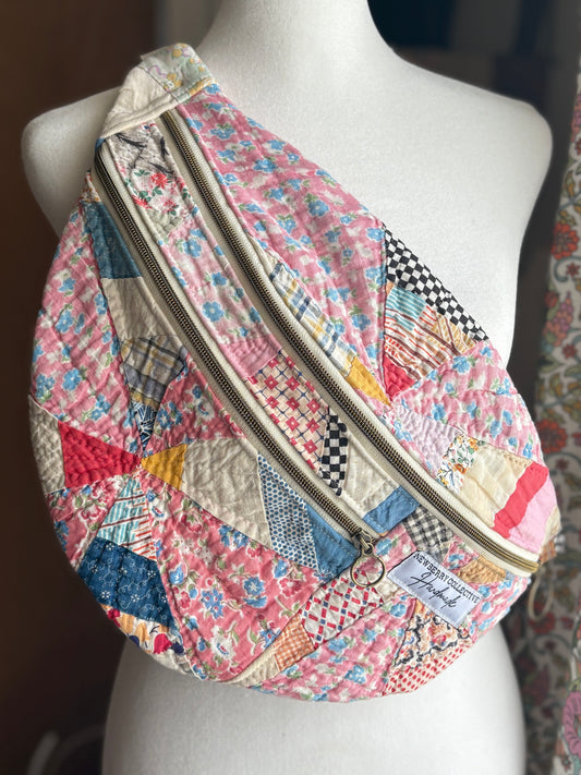 Vintage Quilt Large Crossbody