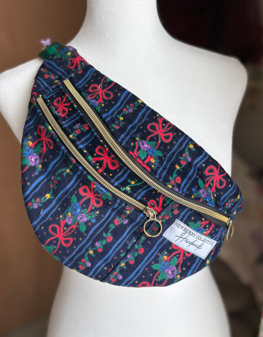 Handmade Vintage Corduroy Small Crossbody