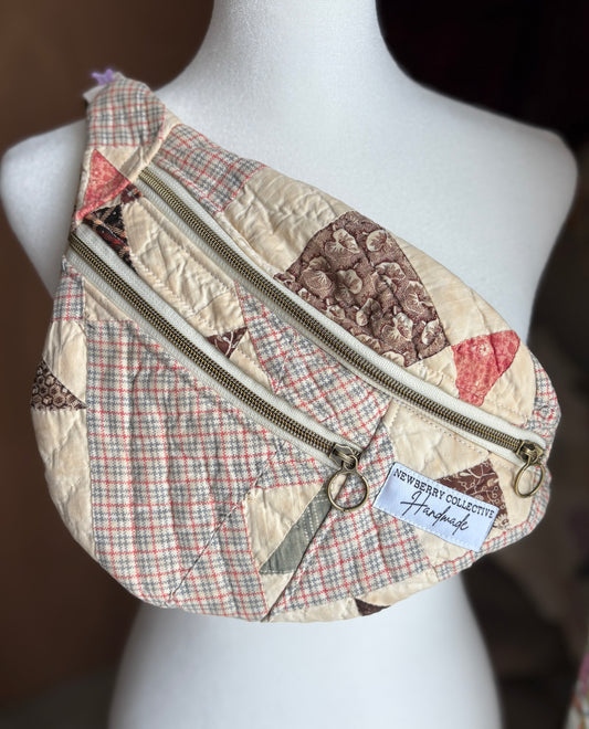 Handmade Vintage Quilt Small Crossbody