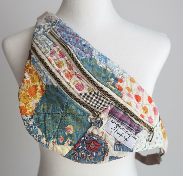 Vintage Quilt Small Crossbody
