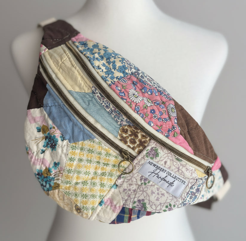 Vintage Quilt Small Crossbody