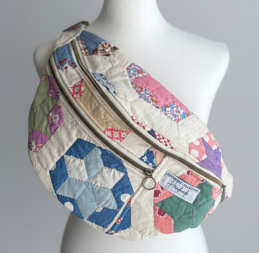 Vintage Quilt Large Crossbody