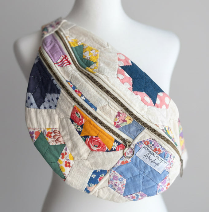 Vintage Quilt Large Crossbody