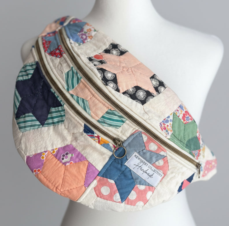 Vintage Quilt Large Crossbody