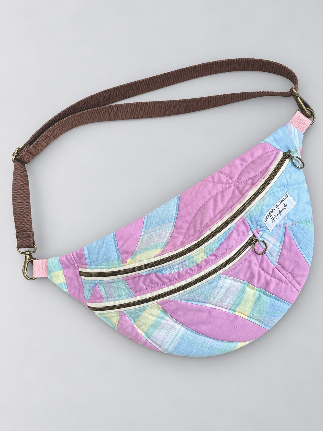 Large Crossbody: Handmade Vintage Quilt