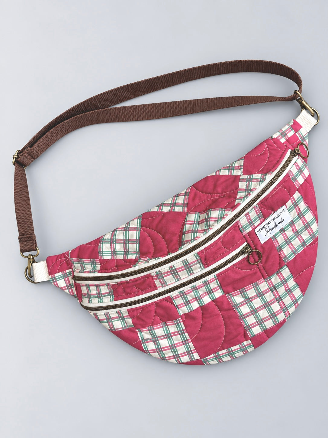 Large Crossbody: Handmade Vintage Quilt