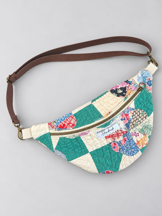 Small Crossbody: Vintage Handmade Quilt